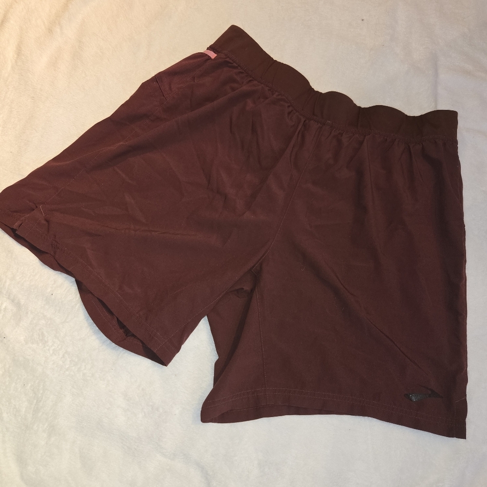 Brooks Sherpa Running Shorts Red [Large, 7" Inseam] Performance Training